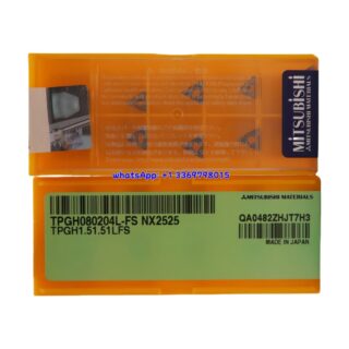 Original Mitsubishi TPGH080204L-FS NX2525 Carbide Insert - Triangle | Steel (10 PCS)