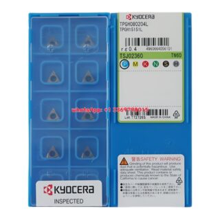 Original Kyocera TPGH080204L Carbide Insert - Triangle (10 PCS) TN60 TPGH080204L TN60