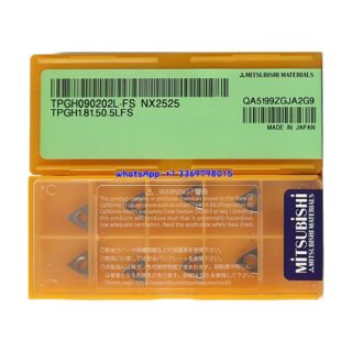 Original Mitsubishi TPGH090202L-FS NX2525 Carbide Insert - Triangle | Steel (10 PCS)