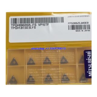 Original Mitsubishi TPGH090202L-FS VP15TF Carbide Insert - Triangle | Steel & More (10 PCS)