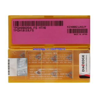 Original Mitsubishi TPGH090204L-FS Carbide Insert - Triangle (10 PCS) HTi10 TPGH090204L-FS HTi10