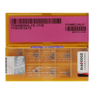 Original Mitsubishi TPGH090204L-FS Carbide Insert - Triangle | Steel & More (10 PCS) TPGH090204L-FS HTi10