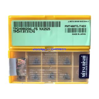 Original Mitsubishi TPGH090204L-FS NX2525 Carbide Insert - Triangle | Steel (10 PCS)