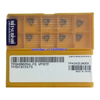 Original Mitsubishi TPGH090204L-FS VP15TF Carbide Insert - Triangle | Steel & More (10 PCS)