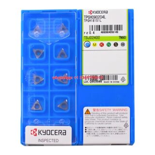 Original Kyocera TPGH090204L TN620 Carbide Turning Insert - Triangle | Steel (10 PCS)