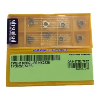 Original Mitsubishi TPGH110302L-FS NX2525 Carbide Insert - Triangle | Steel & More (10 PCS)