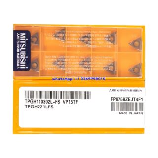 Original Mitsubishi TPGH110302L-FS VP15TF Carbide Insert - Triangle | Steel, Stainless Steel (10 PCS)