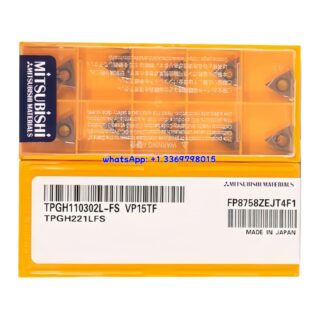 Original Mitsubishi TPGH110302L-FS VP15TF Carbide Insert - Triangle | Steel & More (10 PCS)
