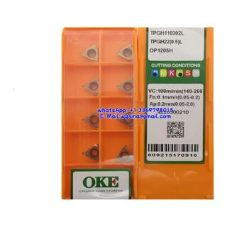 Original OKE TPGH110302L OP1205H Carbide Insert - Triangle (10 PCS)
