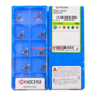 Original Kyocera TPGH110302L TN620 Carbide Turning Insert - Triangle | Steel (10 PCS)