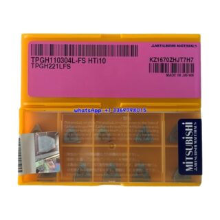 Original Mitsubishi TPGH110304L-FS Carbide Insert - Triangle (10 PCS) HTi10 TPGH110304L-FS HTi10