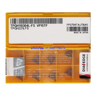 Original Mitsubishi TPGH110304L-FS VP15TF Carbide Insert - Triangle | Steel & More (10 PCS)