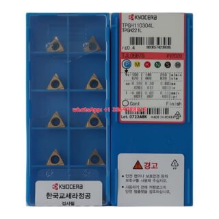 Original Kyocera TPGH110304L PV7020 Carbide Insert - Triangle | Stainless Steel (10 PCS)