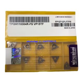 Original Mitsubishi TPGH110304R-FS VP15TF Carbide Insert - Triangle | Steel & More (10 PCS)