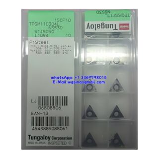 Original Tungaloy TPGM110304L NS530 Carbide Insert - Triangle (10 PCS)