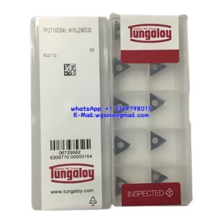 Original Tungaloy TPGT110304L-W15 NS530 Carbide Insert - Triangle (10 PCS)