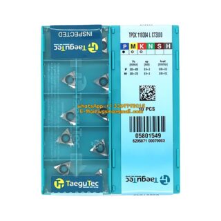 Original TaeguTec TPGX110304L CT3000 Carbide Insert - Triangle (10 PCS)