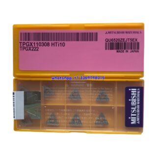 Original Mitsubishi TPGX110308 Carbide Insert - Triangle (10 PCS) HTI10 TPGX110308 HTI10