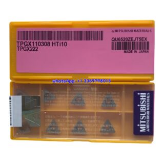 Original Mitsubishi TPGX110308 Carbide Insert - Triangle | Aluminum & More (10 PCS) TPGX110308 HTI10