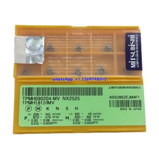Original Mitsubishi TPMH090204-MV NX2525 Carbide Insert - Triangle | Steel (10 PCS)