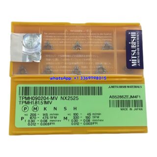 Original Mitsubishi TPMH090204-MV NX2525 Carbide Insert - Triangle | Steel & More (10 PCS)