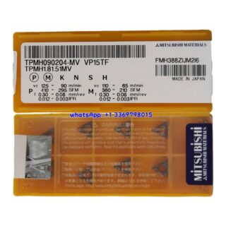 Original Mitsubishi TPMH090204-MV VP15TF Carbide Insert - Triangle | Steel & More (10 PCS)