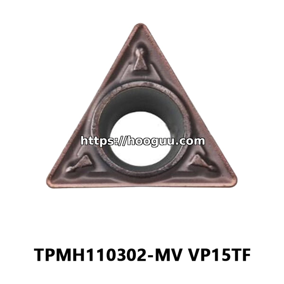 Original Mitsubishi TPMH110302-MV VP15TF Carbide Turning Insert - Triangle | Steel & More (10 PCS)