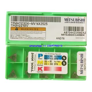 Original Mitsubishi TPMH110304-MV NX2525 Carbide Insert - Triangle | Steel (10 PCS)