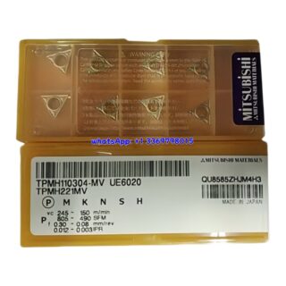 Original Mitsubishi TPMH110304-MV UE6020 Carbide Insert - Triangle | Steel (10 PCS)