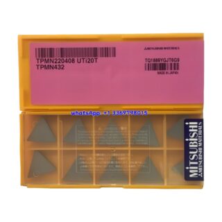 Original Mitsubishi TPMN220408 Carbide Insert - Triangle (10 PCS) UTi20T TPMN220408 UTi20T