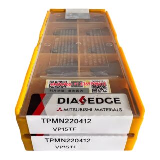 Original Mitsubishi TPMN220412 VP15TF Carbide Insert - Triangle | Steel, Stainless Steel (10 PCS)