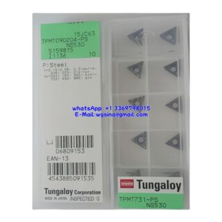 Original Tungaloy TPMT090204-PS NS530 Carbide Insert - Triangle (10 PCS)