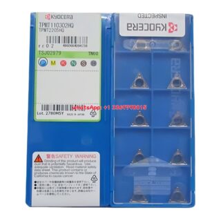 Original Kyocera TPMT110302HQ Carbide Insert - Triangle (10 PCS) TN60 TPMT110302HQ TN60