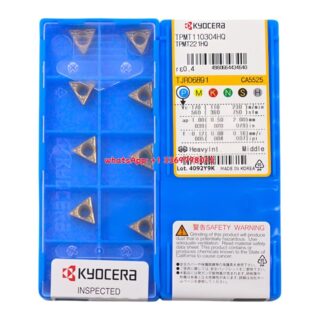 Original Kyocera TPMT110304-HQ CA5525 Carbide Insert - Triangle | Steel (10 PCS)
