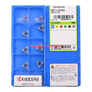 Original Kyocera TPMT110304-HQ Carbide Insert - Triangle (10 PCS) TN60 TPMT110304-HQ TN60