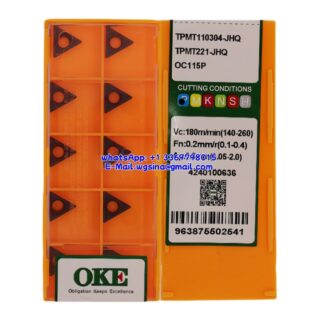 Original OKE TPMT110304-JHQ OC115P Carbide Insert - Triangle (10 PCS)