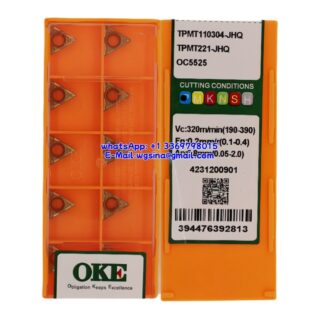 Original OKE TPMT110304-JHQ OC5525 Carbide Insert - Triangle (10 PCS)