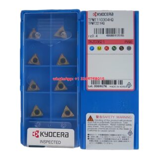 Original Kyocera TPMT110304-HQ Carbide Turning Insert - Triangle (10 PCS) PV90 TPMT110304-HQ PV90