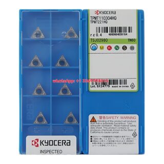 Original Kyocera TPMT110304HQ Carbide Insert - Triangle (10 PCS) TN60 TPMT110304HQ TN60
