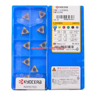 Original Kyocera TPMT110308-HQ CA5525 Carbide Insert - Triangle | Steel (10 PCS)