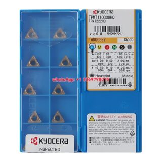Original Kyocera TPMT110308HQ CA530 Carbide Insert - Triangle (10 PCS)