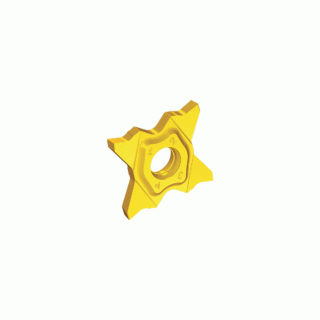 Original TaeguTec 27-2.50-0.20 TT9080 Carbide Insert | Stainless Steel & More (5 PCS) TQS TQS 27-2.50-0.20   TT9080