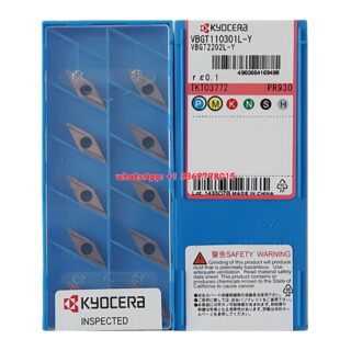 Original Kyocera VBGT110301L-Y PR930 Carbide Insert - Diamond 35° (10 PCS)