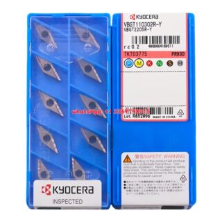 Original Kyocera VBGT110302R-Y PR930 Carbide Insert - Diamond 35° (10 PCS)