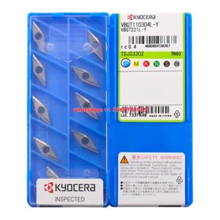 Original Kyocera VBGT110304L-Y Carbide Insert - Diamond 35° (10 PCS) TN60 VBGT110304L-Y TN60