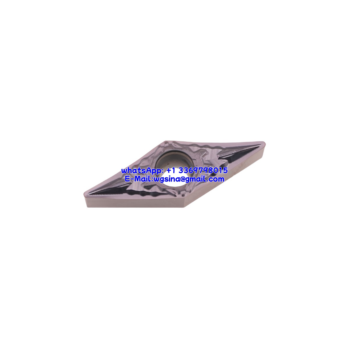 Tungaloy VBGT110304N-JS AH725 Carbide Insert - Diamond 35° | Stainless Steel & More (10 PCS)