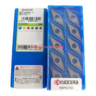 Original Kyocera VBGT160402L-Y Carbide Insert - Diamond 35° (10 PCS) TN60 VBGT160402L-Y TN60