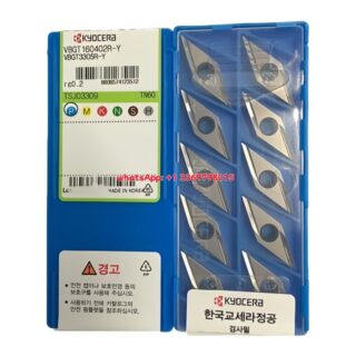 Original Kyocera VBGT160402R-Y Carbide Insert - Diamond 35° (10 PCS) TN60 VBGT160402R-Y TN60