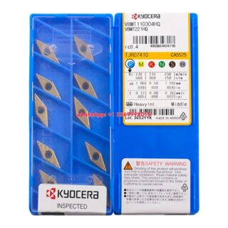 Original Kyocera VBMT110304-HQ CA5525 Carbide Insert - Diamond 35° | Steel (10 PCS)