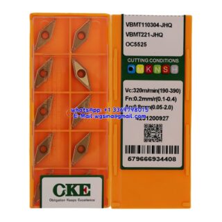 Original OKE VBMT110304-JHQ OC5525 Carbide Insert - Diamond 35° (10 PCS)